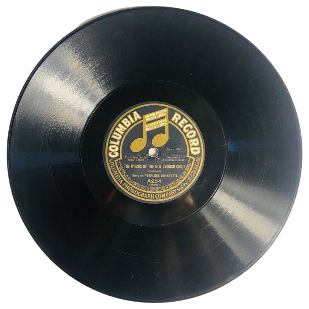 Peerless Quartette The Hymns of.../Mrs A Stewart Holt Sweet Hour.. A254 Columbia